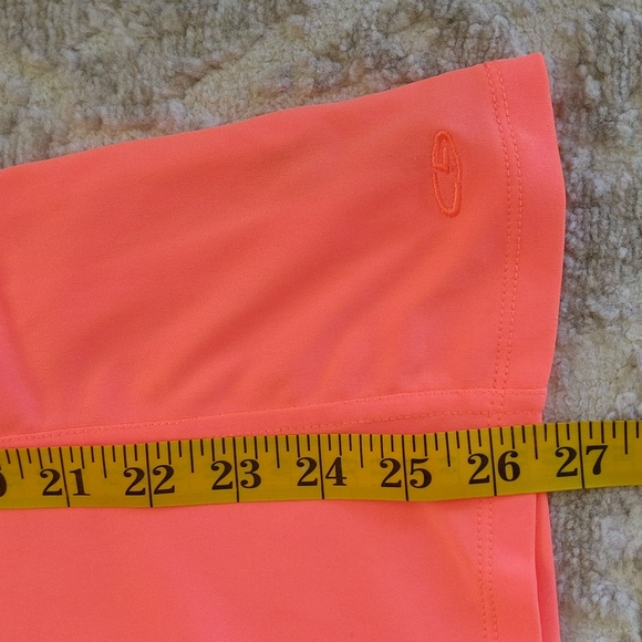 C9 by Champion Pleated V Neck Athletic Workout Top XXL Tangerine - Picture 10 of 11